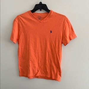 Polo by Ralph Lauren Men's Bright Orange Tee